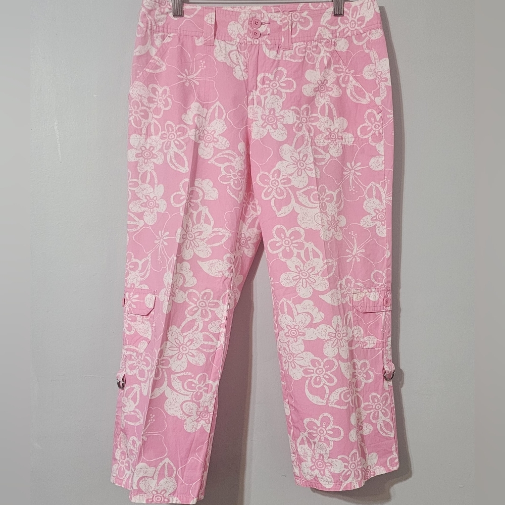 SO Floral Cropped Pant in Size 7